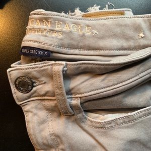 American Eagle super stretch grey jeans